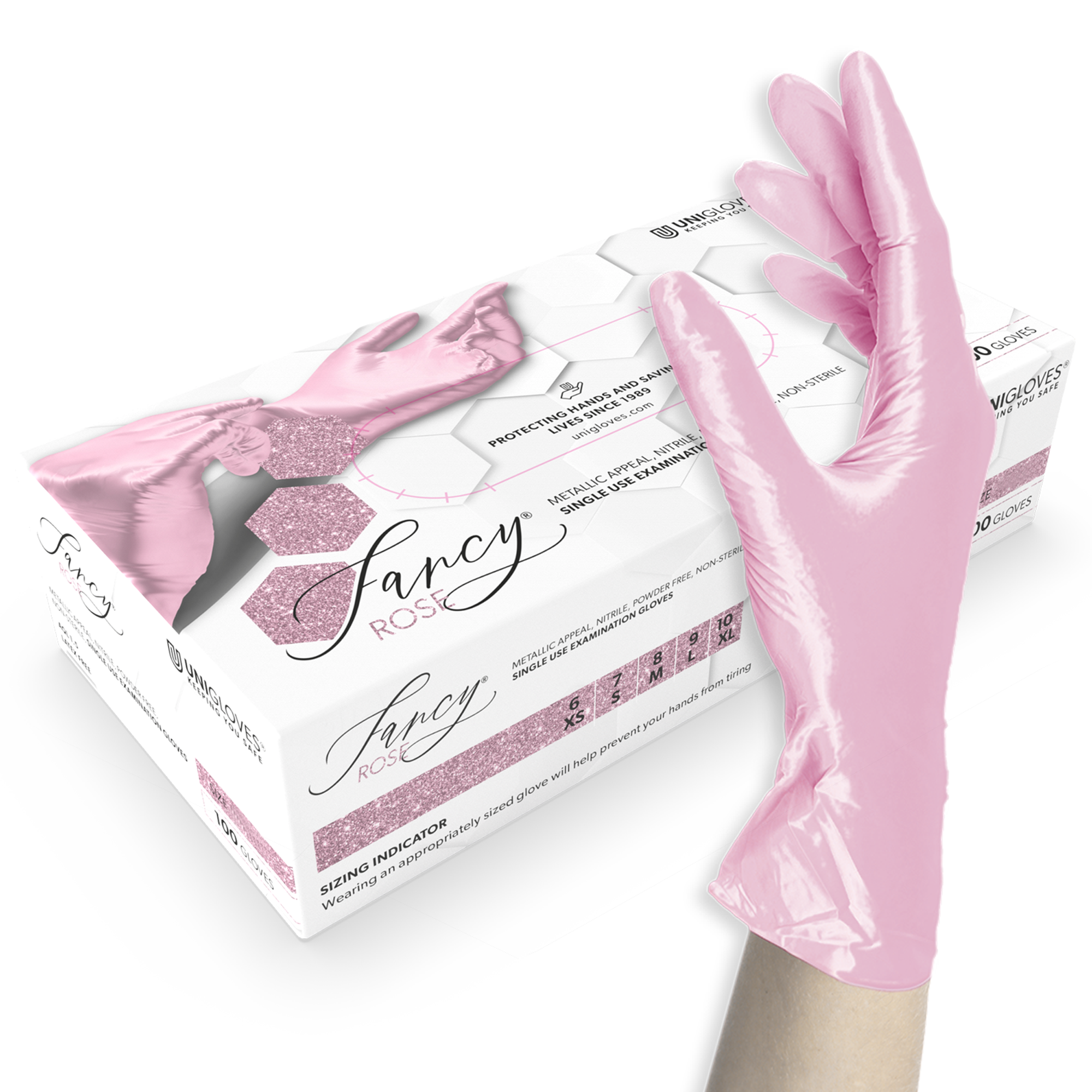 handschuhe rose Rosane Nitril Handschuhe sicher für den Kontakt mit Lebensmitteln