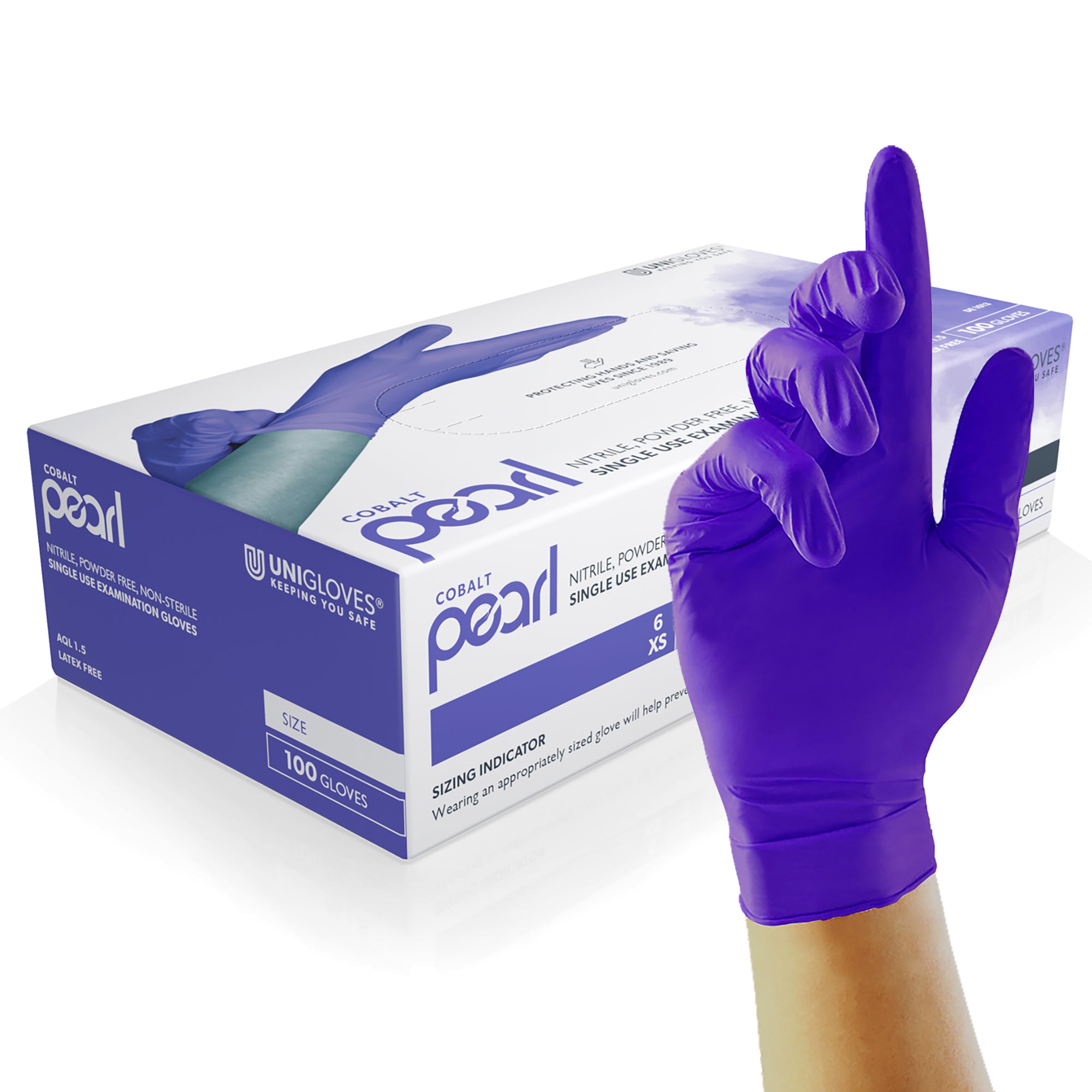 peppler dental handschuhe Kobaltblaue Nitrilhandschuhe Sicher für den Umgang mit Lebensmitteln
