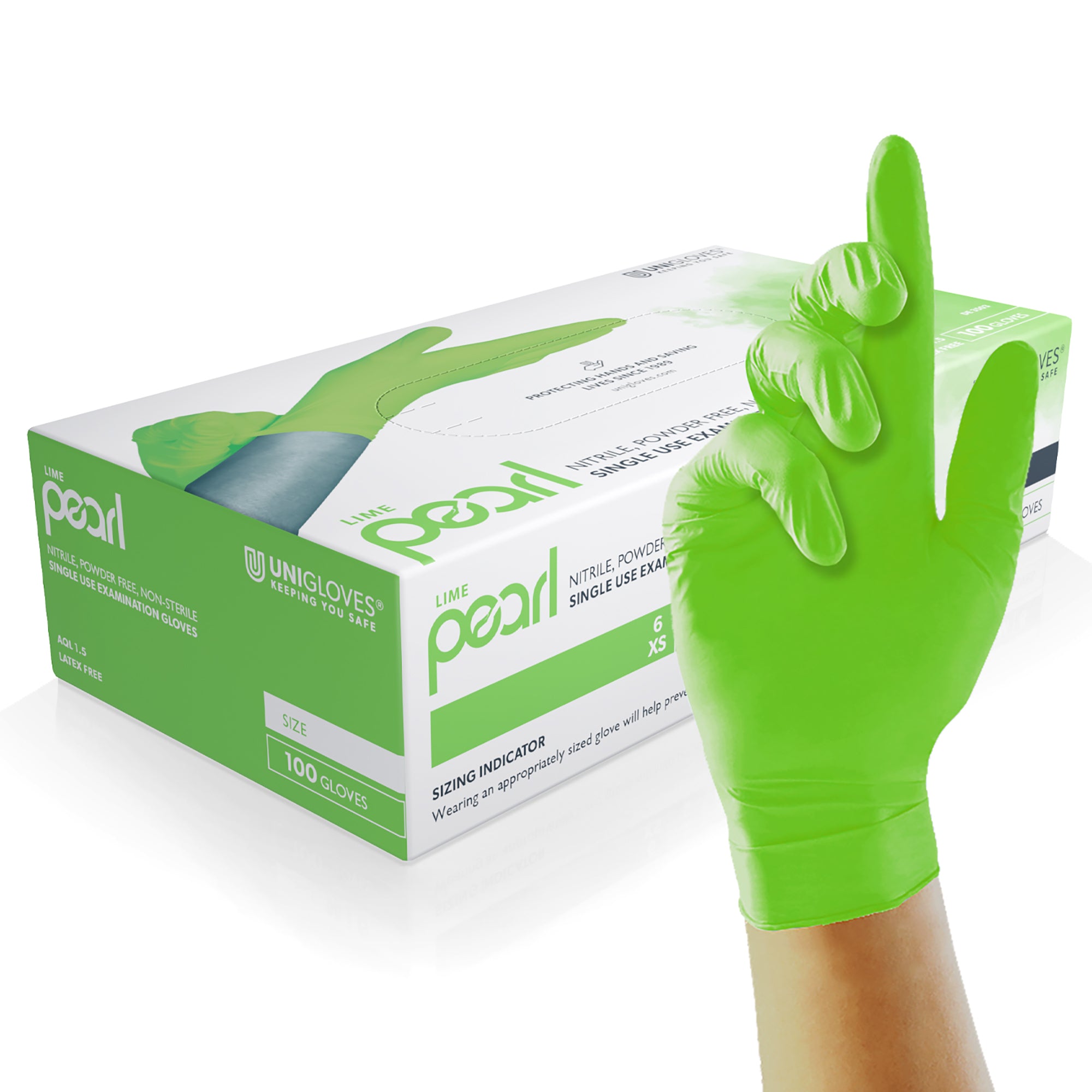 nitril handschuhe bei latexallergie Limettenrüne Nitrilhandschuhe Sicher für den Umgang mit Lebensmitteln
