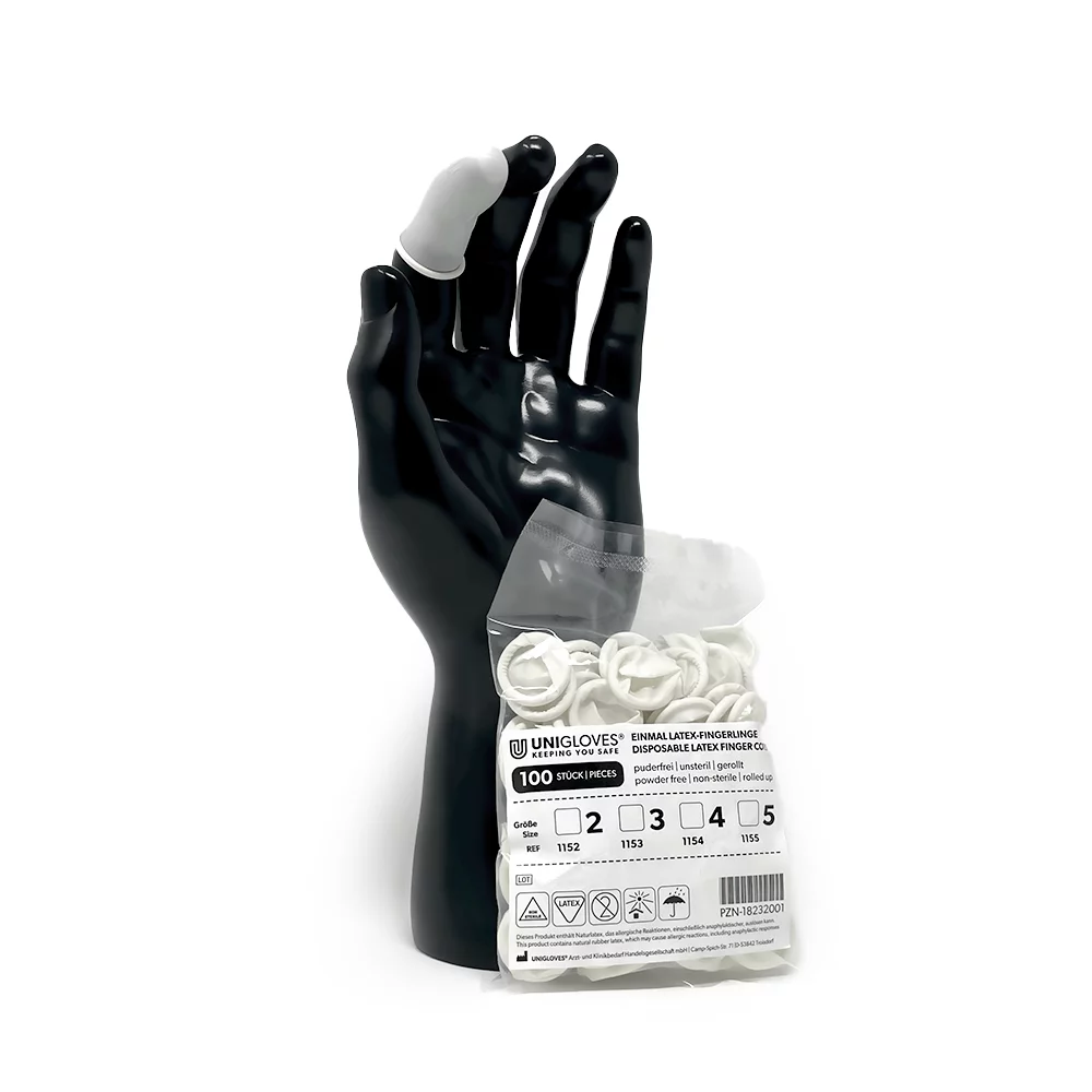 Unigloves Latex Finger Covers