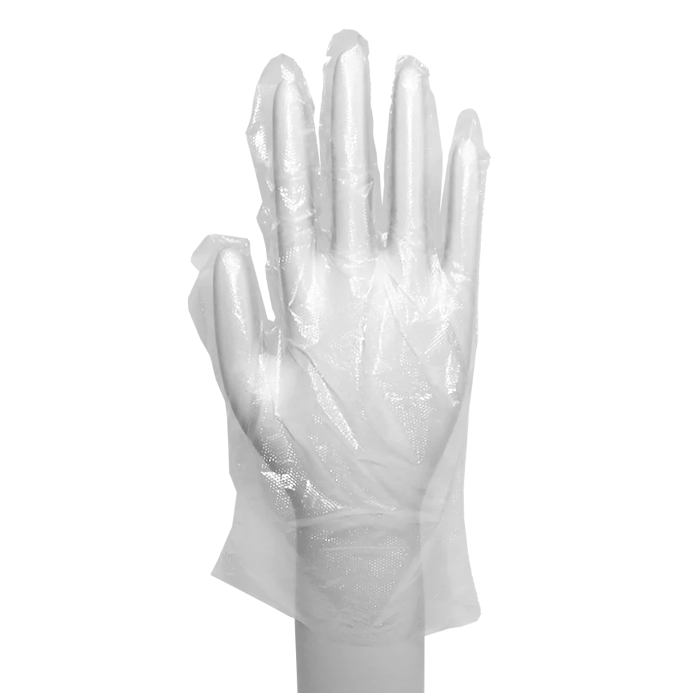 PE Gloves White