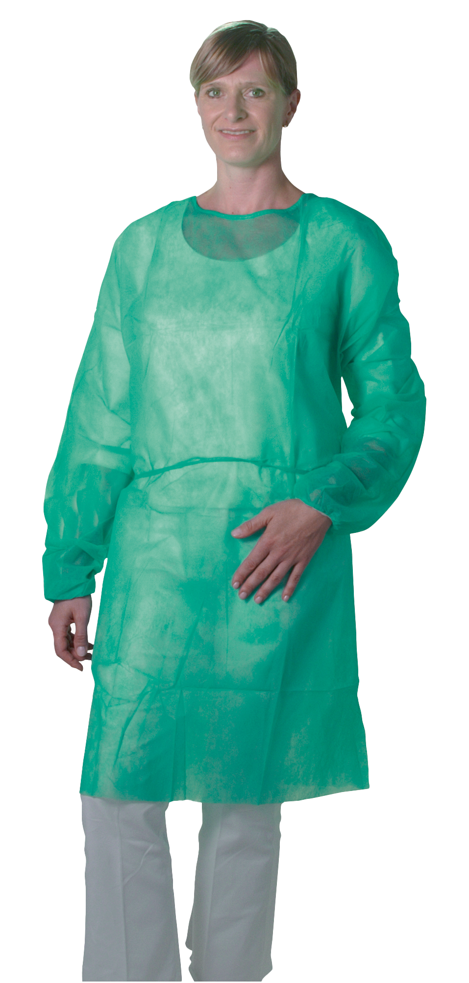 Unigloves PP-Besuchermäntel zum binden