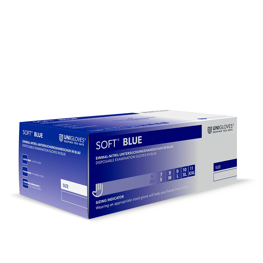 Unigloves Soft Nitrile Blue
