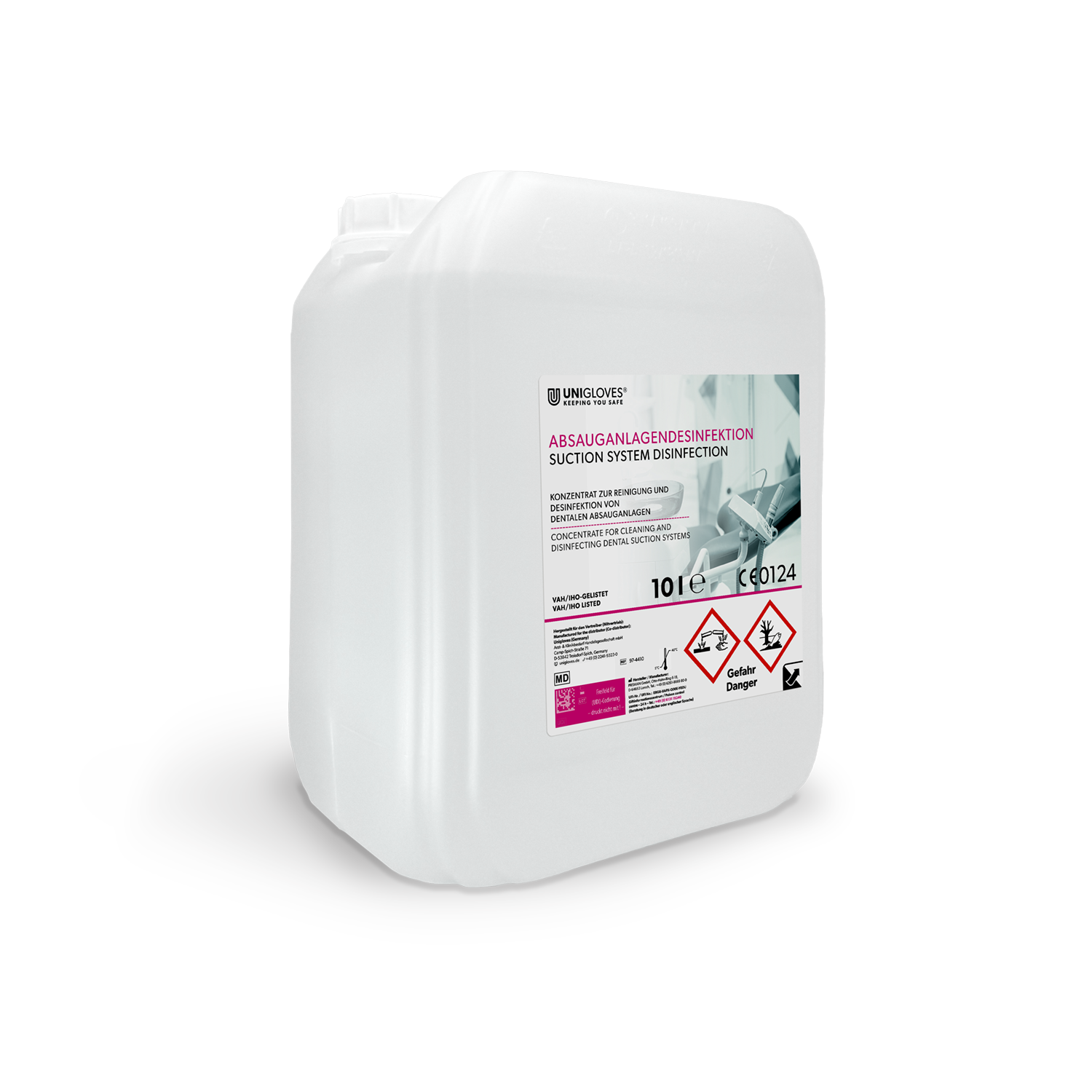 Unigloves Absauganlagendesinfektion