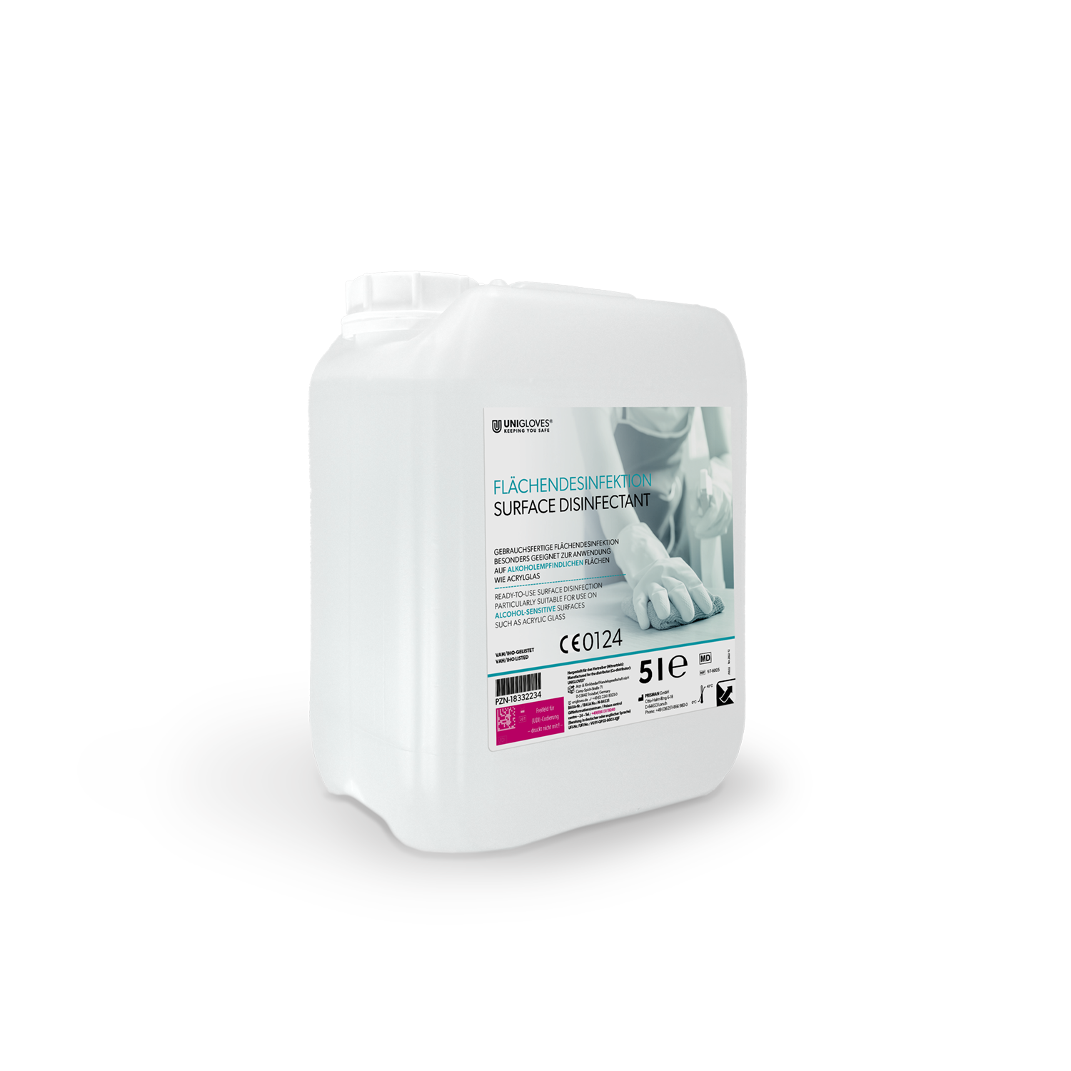 Unigloves Flächendesinfektion ALKOHOLFREI