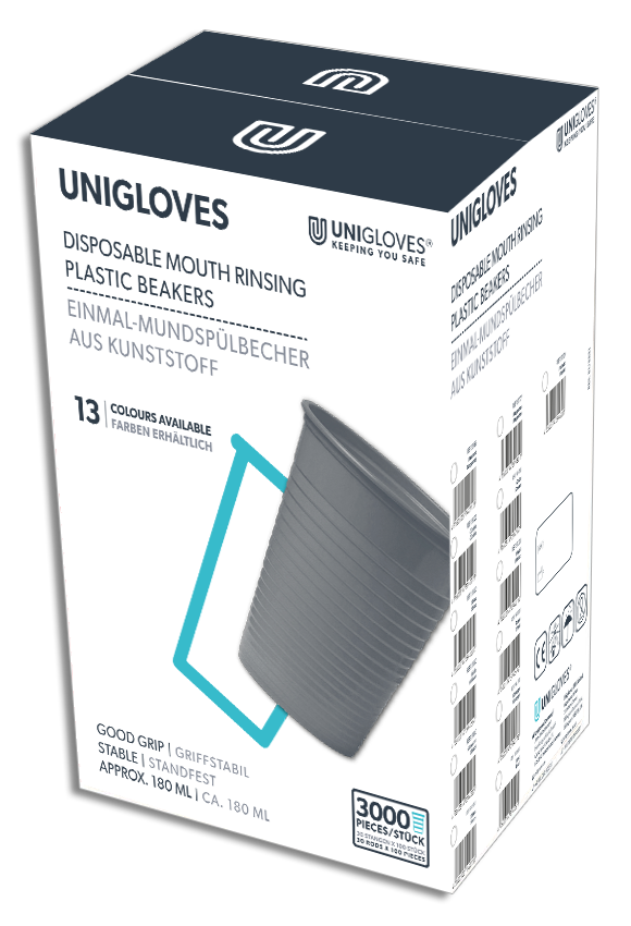 Unigloves Beakers for Mouth Rinsing